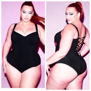 TA3 Lifty Black One Piece Swimsuit XL Regular Length Cup B/C NWT